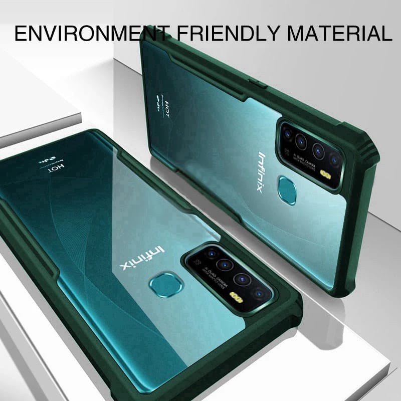 PROMO 3in1 Case Shockproof INFINIX Hot 9 Play &amp; Tempered Glass Layar Lens Camera FREE GARSKIN