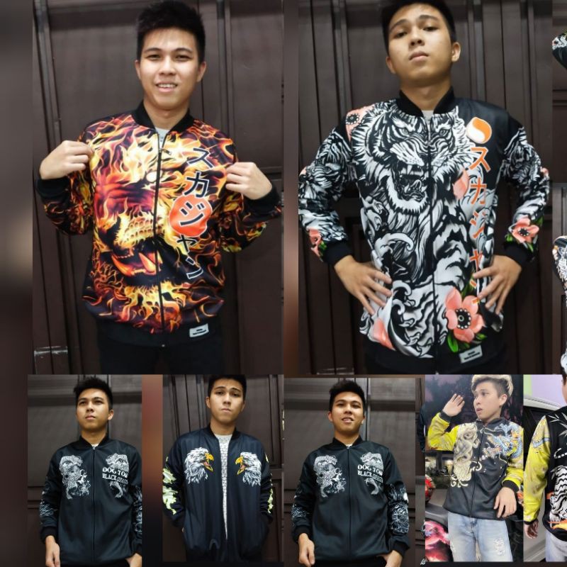 Jaket Sukajan Printing/ Jaket Sukajan Tsurutori Printing