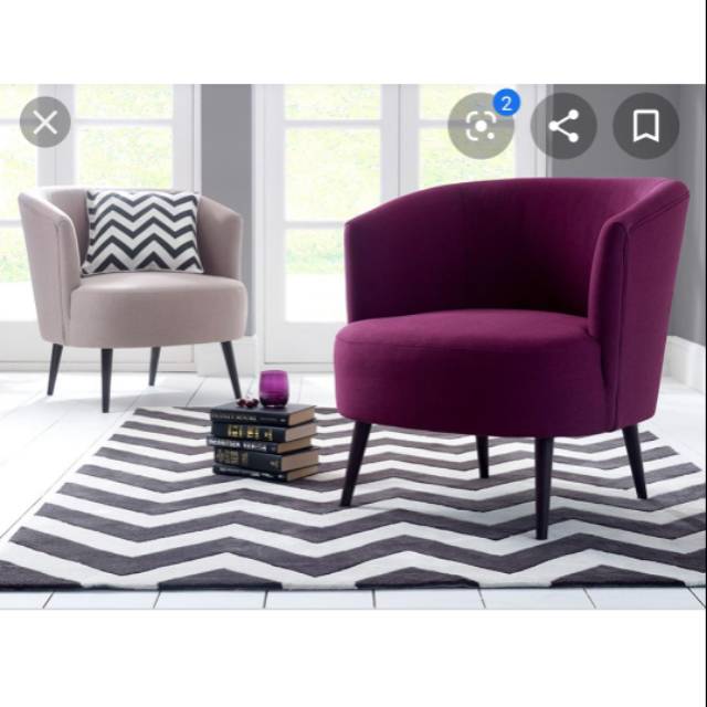 Sofa minimalis single sofa retro single modern TERMURAH sofa single