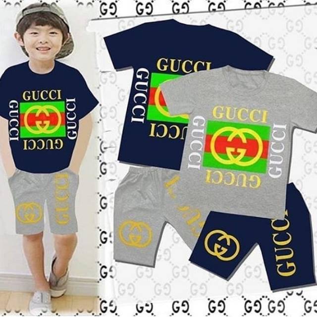 Setelan Anak Cowok Gucci / Setelan Anak LondonKids