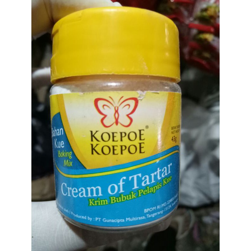 

Cream of Tartar Koepoe Koepoe 43gr