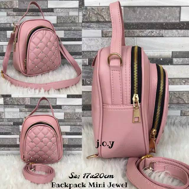 Tas wanita backpack jewel