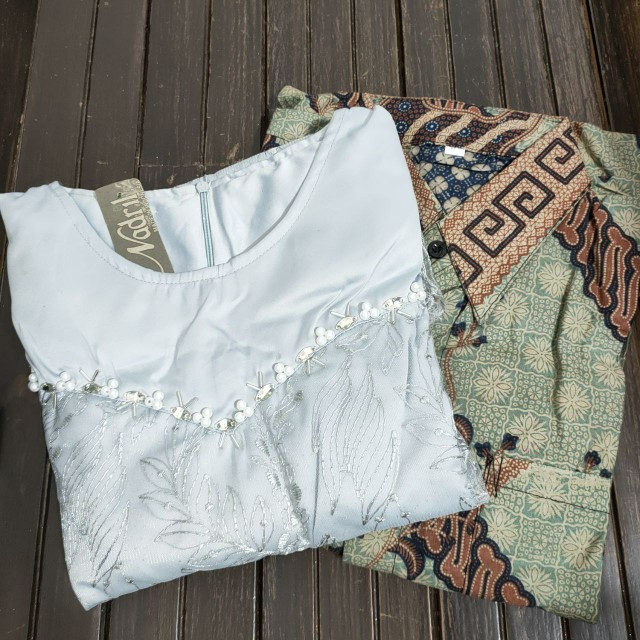 Maura Couple - Sania Ruffle Batik Couple Ori Ndoro Jowi Dnt Garansi Termurah Shopee - Couple Novita