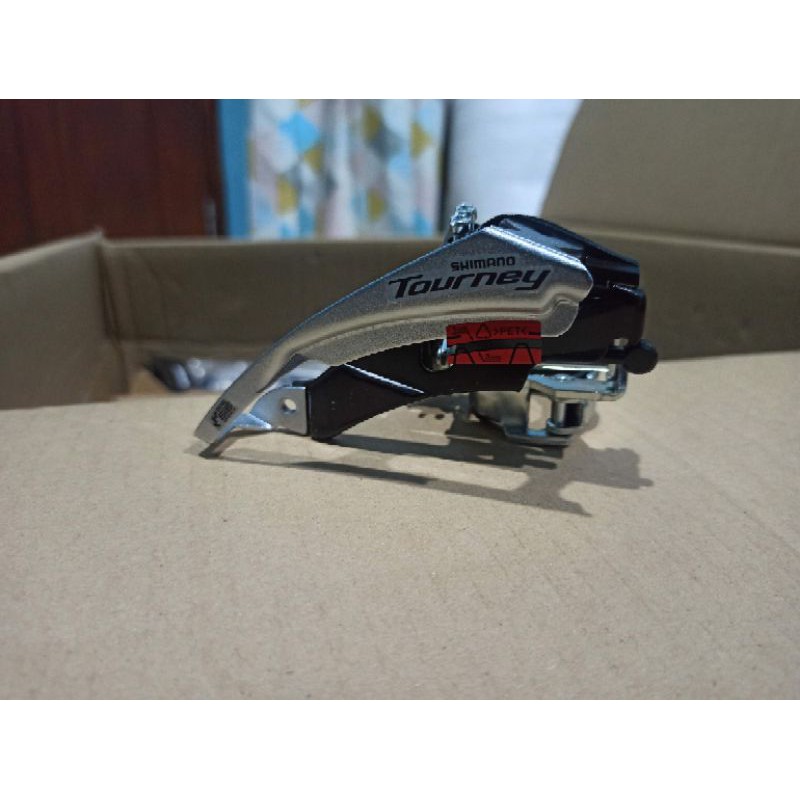 fd shimano tourney ty 510 untuk 3 speed tripel tarikan atas dan bawah
