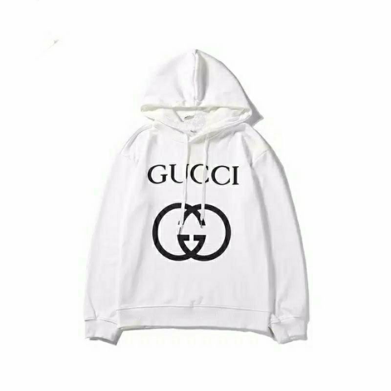 Hoodie BIG SIZE (S - 6XL) Jaket Sweater Loose Jumbo S M L XL XXL XXXL XXXXL XXXXXL Cotton Fleece Korean Street Style Hip Hop Pria Wanita Hitam Putih