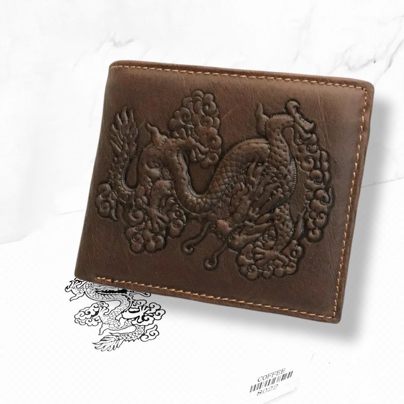 DOMPET KULIT SAPI ORIGINAL  MOTIF TIMBUL NAGA