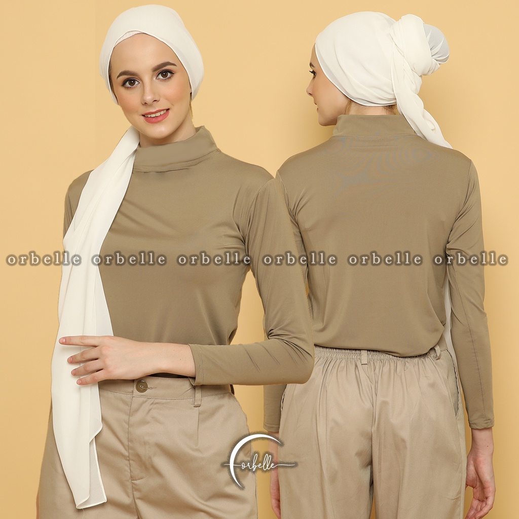 MANSET BAJU TURTLE NECK LENGAN PANJANG