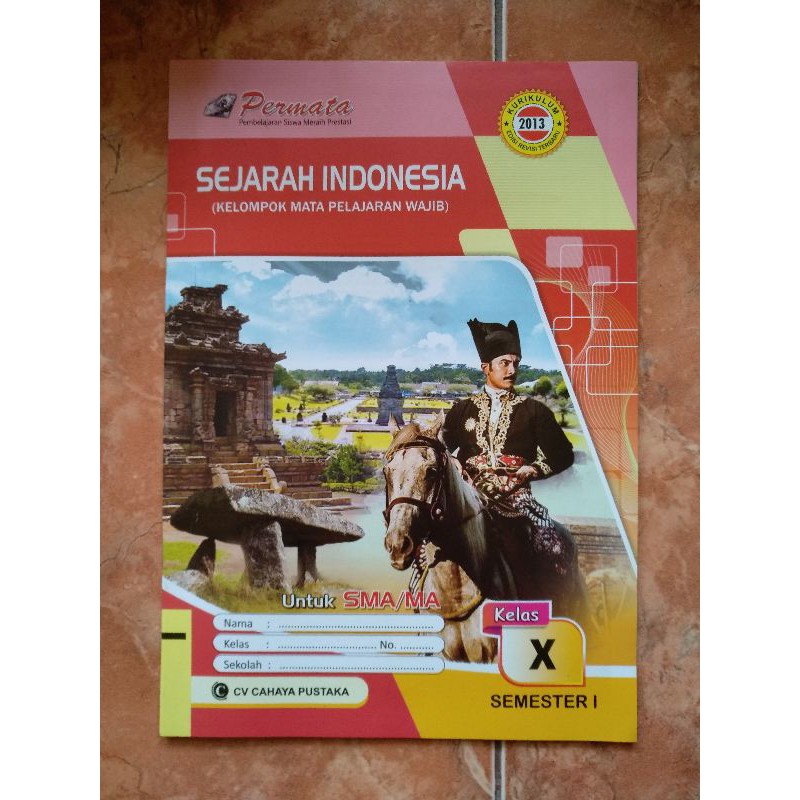 Jual Buku Lks Sejarah Indonesia Sma Ma Kelas 10 11 12 Minimal