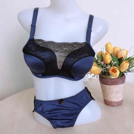 BRA SET KEMBEN (K-BS34) PAKAIAN DALAM WANITA SEMI KEMBEN