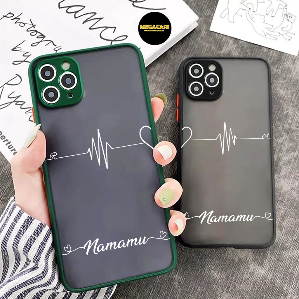 megacase - custom nama couple case choice pasangan softcase Y21T / Y21S / Y33S / S1 / S1 PRO / V11/ 