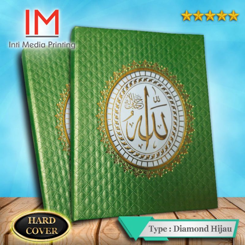 PROMO Hard Cover Yasin Diamond Hijau