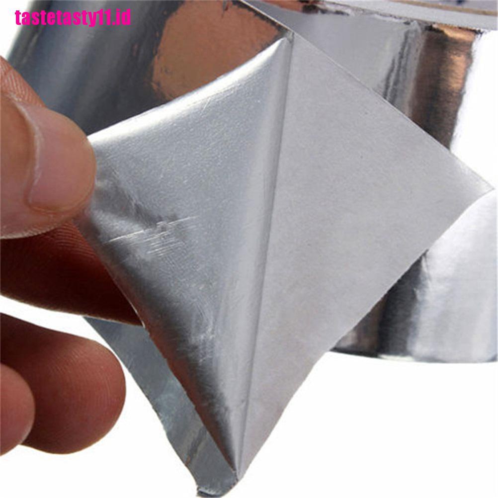 【TTID】5cm*17m Useful Aluminium Foil Adhesive Sealing Tape Thermal Resist Duct R