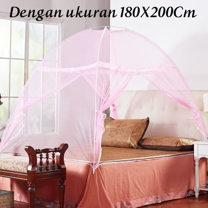 KELAMBU TIDUR MURAH TANPA GANTUNG IMPORT KOREA UKURAN 180x200