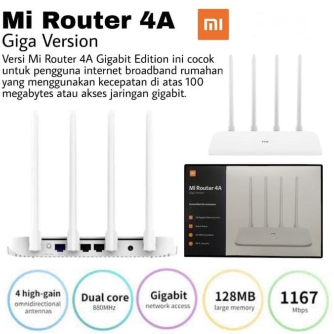 XIAOMI MI WIFI Router 4A Giga Version - Xiaomi Router