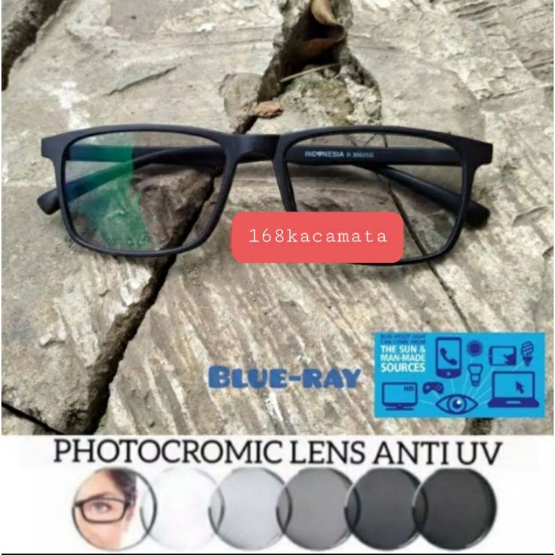 KACAMATA PHOTOCROMIC/BLUECROMIC PRIA WANITA