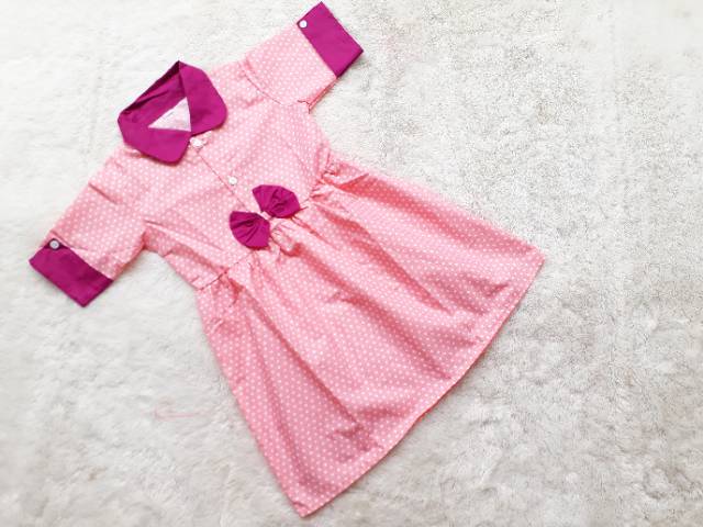 SALE Dress Katun Catra size 2 -7 tahun