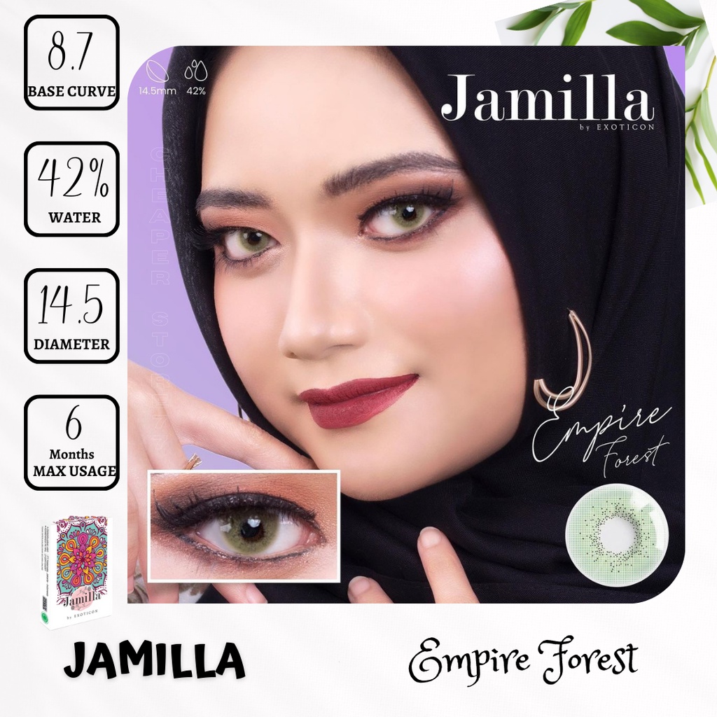 SOFTLENS X2 JAMILLA MINUS (-0.5 sd -2.75) DIA. 14.50mm / NATURAL / GREY / GREEN / LIGHT GREY / BROWN