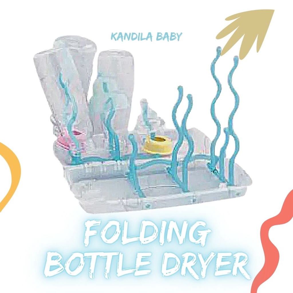 KANDILA BABY FOLDING BOTTLE HOLDER / DRYING RACK
