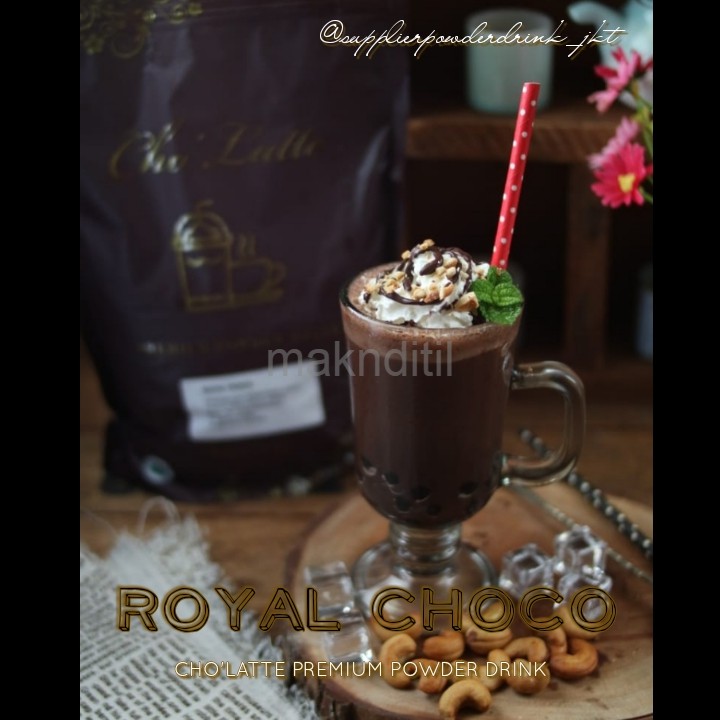 

BUBUK MINUMAN ROYAL CHOCOLATE DELFI CHOLATTE