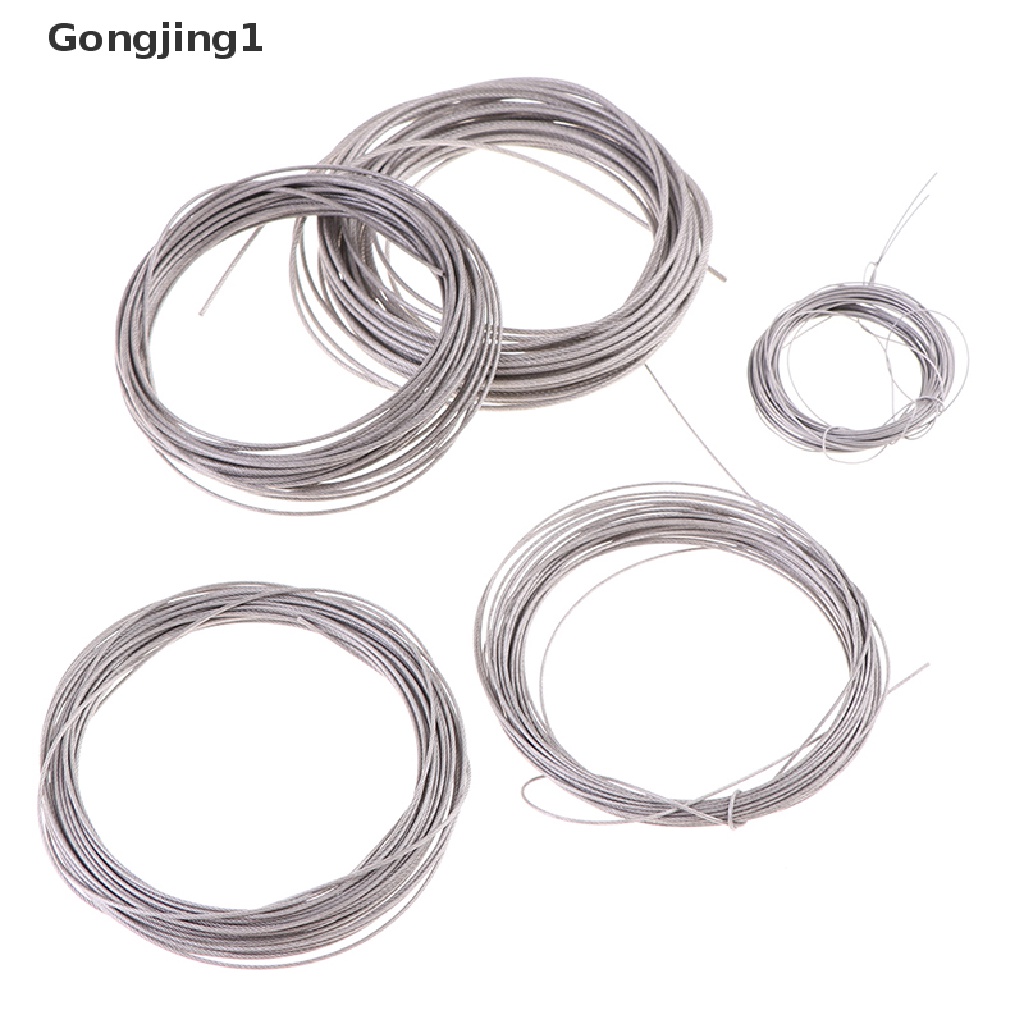 Gongjing1 Tali Pancing Bahan Stainless Steel 304 Ukuran 7x7 Panjang 10M