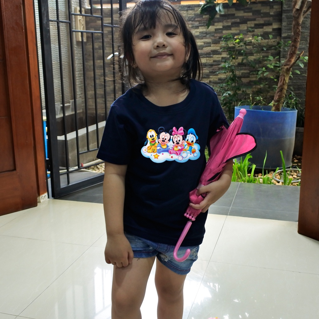 KAOS MICKEY AND FRIEND/KAOS KATUN MICKEY KIDS UNISEX CEWE COWO