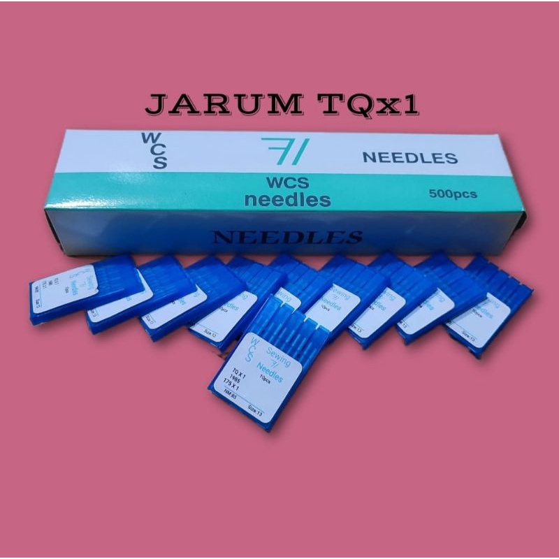 TQx1 WCS Jarum Mesin Jahit Pasang Kancing