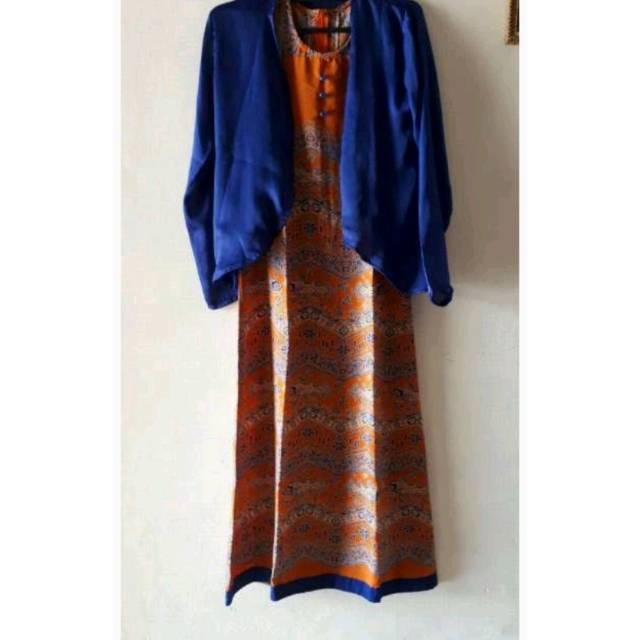 SALE gamis batik outer. gamis model inner tanpa lengan