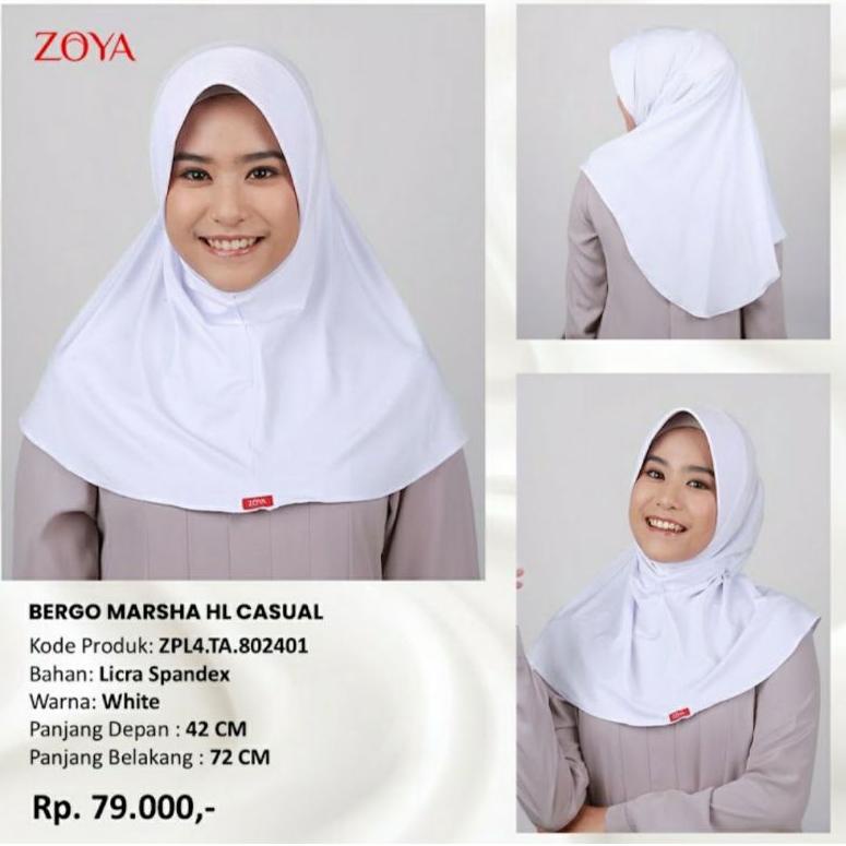 TERMURAH BERGO ZOYA MARSHA HL / KERUDUNG SEKOLAH ZOYA / KERUDUNG SEKOLAH POLOS / BERGO POLOS $ 872
