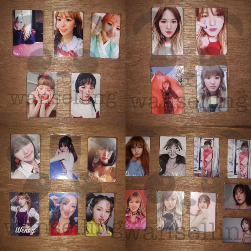 Wendy Red Velvet Photocard PC Album, Season Greetings, Benefit
