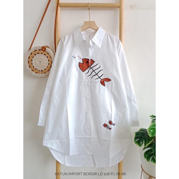 ATASAN KEMEJA WANITA KATUN IMPORT - KEMEJA IMPORT WANITA - ATASAN WANITA KEMEJA MURAH