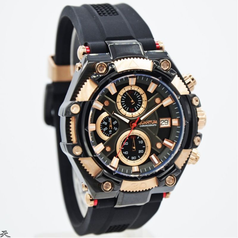 Jam Tangan Pria Quantum HNG716.851 Rubber Karet Original Murah