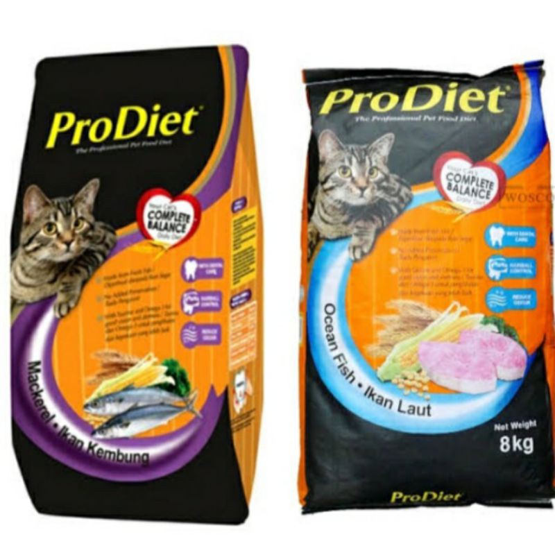 ProDiet 8Kg Mackerel & Ocean FIsh Makanan Kucing Cat Food - Pro Diet