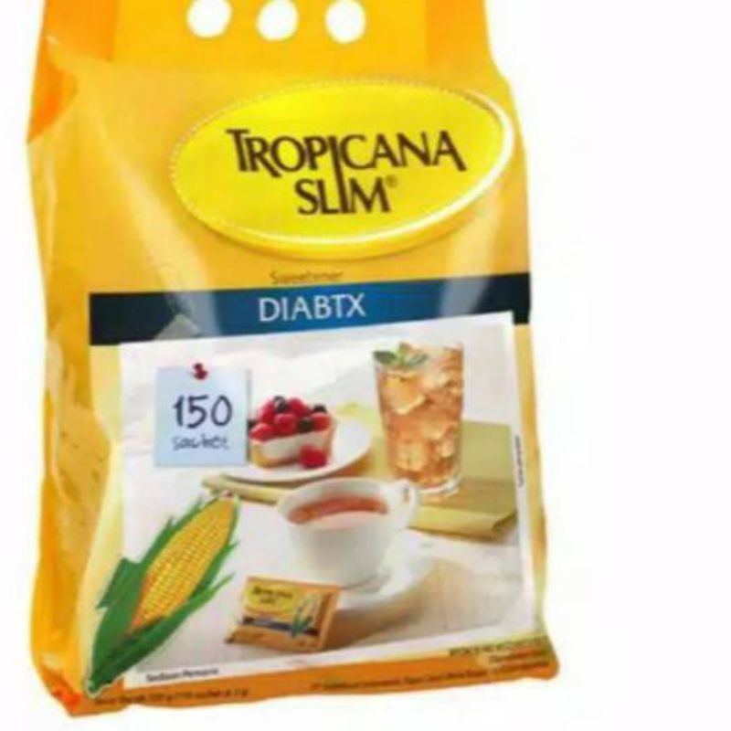 

Gula tropicana slim isi 150 sachet