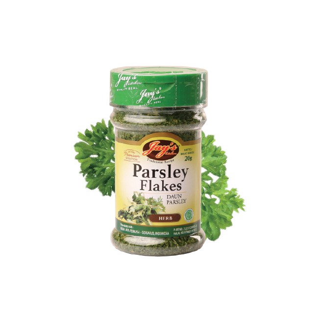 

Jay’s Parsley Flakes 20gr - Jays Daun Peterseli Kering