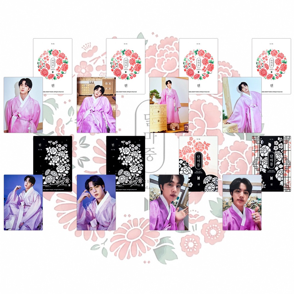 8pcs / set Kartu Foto Kpop BTS DALMAJUNG BASIC / SPECIAL Untuk Hadiah Army