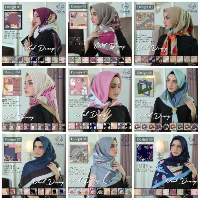 Hijab denay segi empat