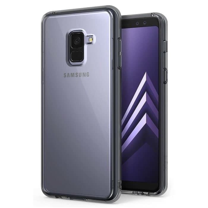 Hot Sale RINGKE FUSION CASE SAMSUNG GALAXY A8 A8 PLUS 2018 - SMOKE BLACK - A Delapan Clear