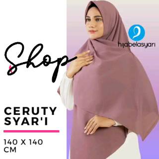 Umama Scarf Hijab Jilbab  Segi empat Syari Diamond Ceruty 