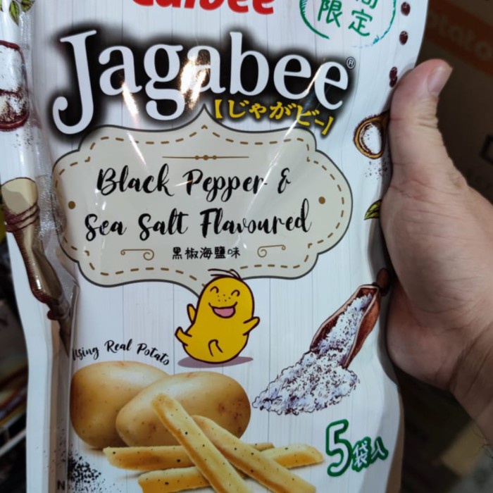 

snack kentang renyah jagabee rasa black paper dijamin nagih cemilan