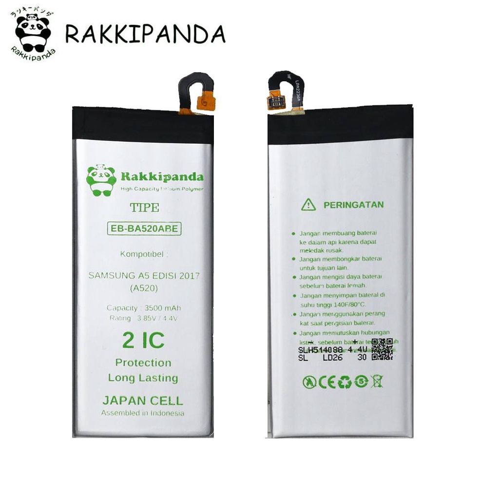 R/K- RakkiPanda - EB-BA520ABE Samsung A520 A5 Edisi 2017 Batre Batrai Baterai