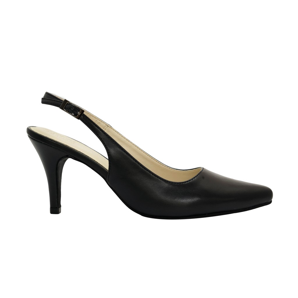 Stefania Baldo Mandy Strap Heels Black