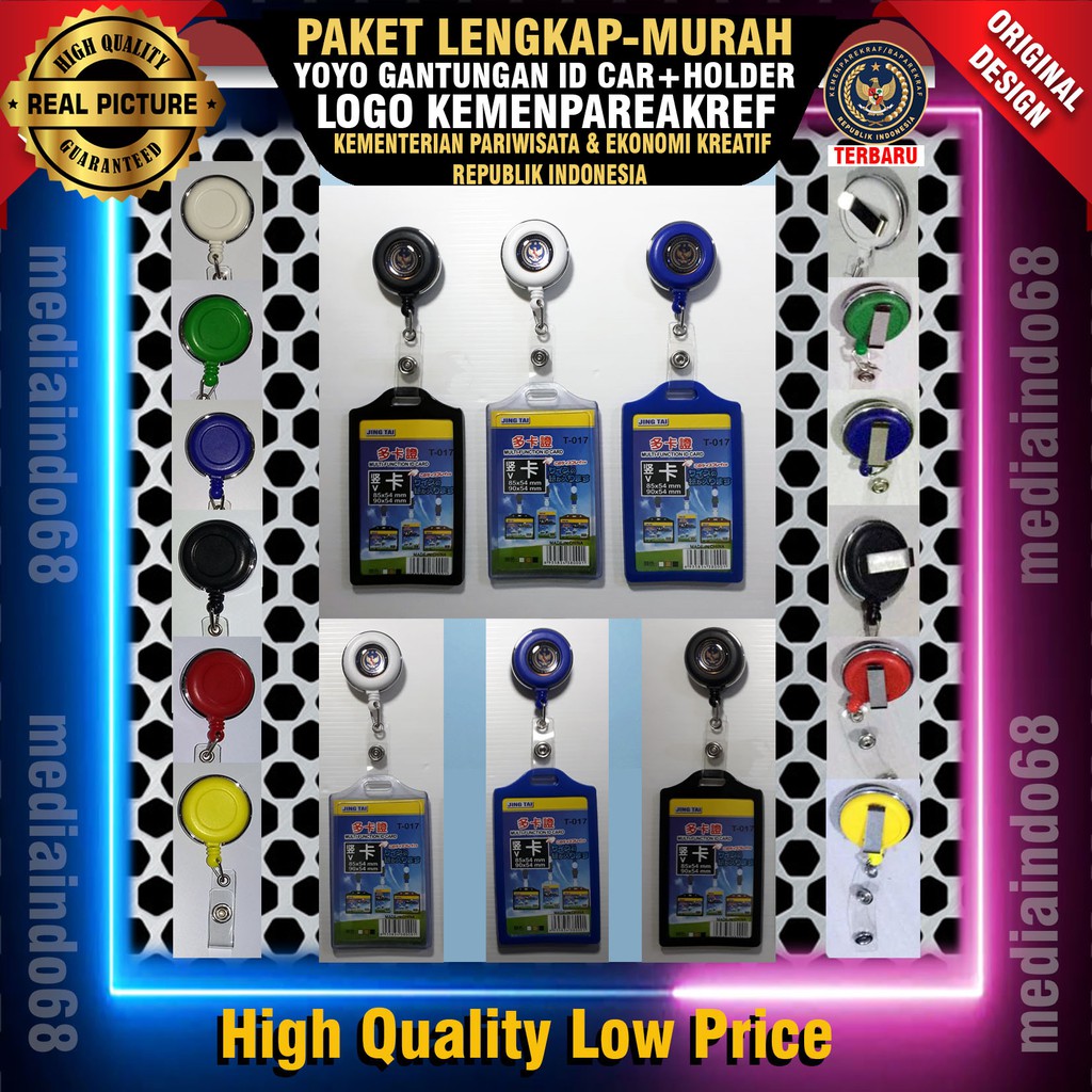 

YOYO ID/NAMETAG LOGO KEMENPAREAKTIF Terbaru (Paket Lengkap)