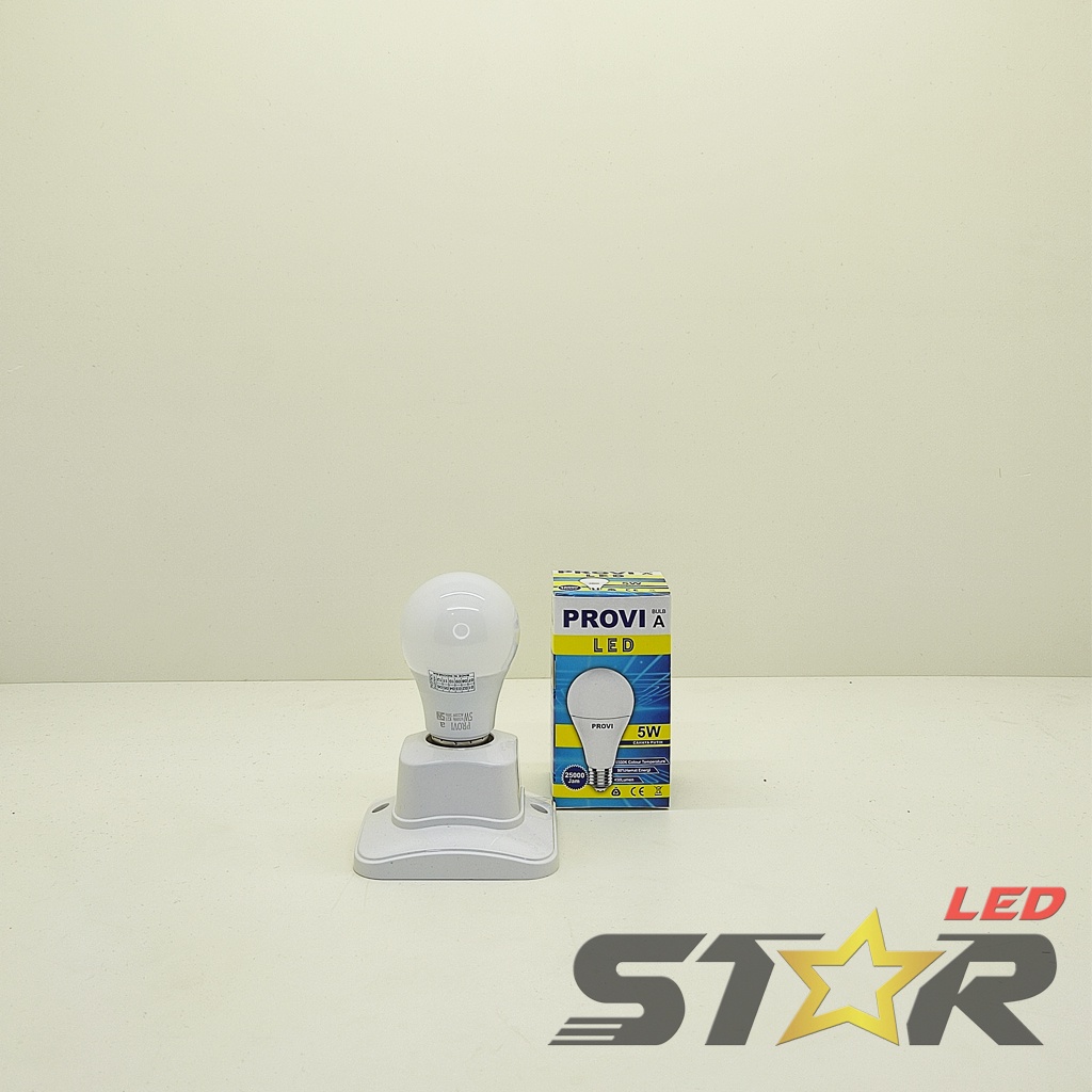 PROVI LED Bulb A 3 WATT 5 WATT 7 WATT 9 WATT LAMPU MURAH HEMAT ENERGI IRIT AWET TAHAN LAMA STAR LED