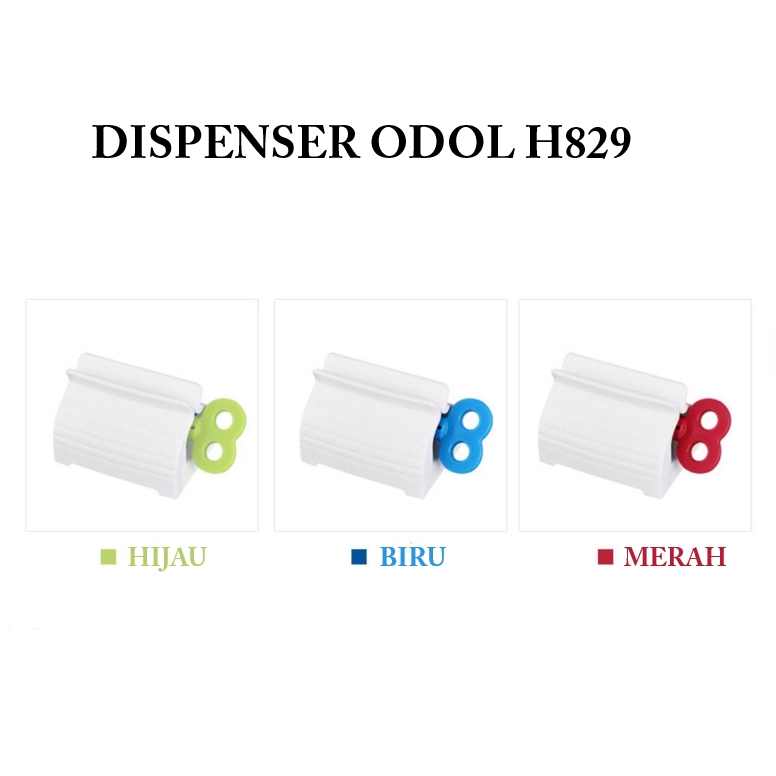 Grosir - H829 Dispenser Odol / Tempat Pasta Gigi / Tooth Paste Holder / Penjepit Pasta Gigi Model Pu