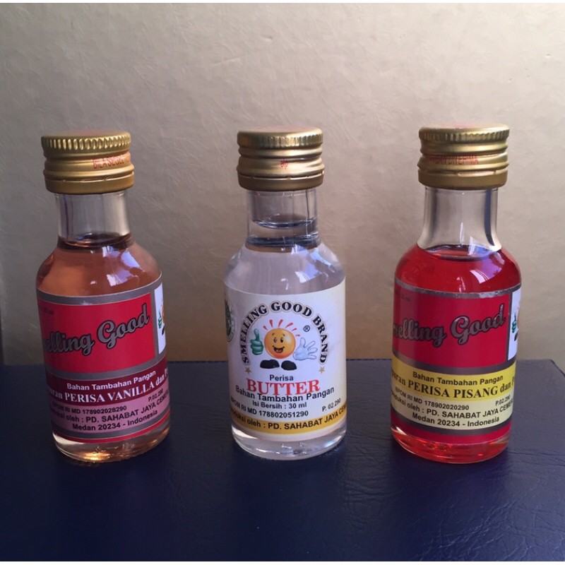 Smelling good perisa essence vanilli/butter/pisang