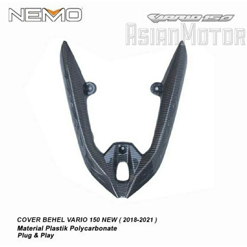 Cover Behel Vario 150 New Keyless 2018 - 2021 Carbon NEMO