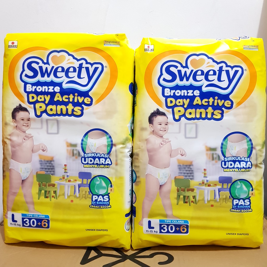 Jual Popok Sweety Bronze Pants NB/S/M/L/XL/XXL Indonesia|Shopee Indonesia