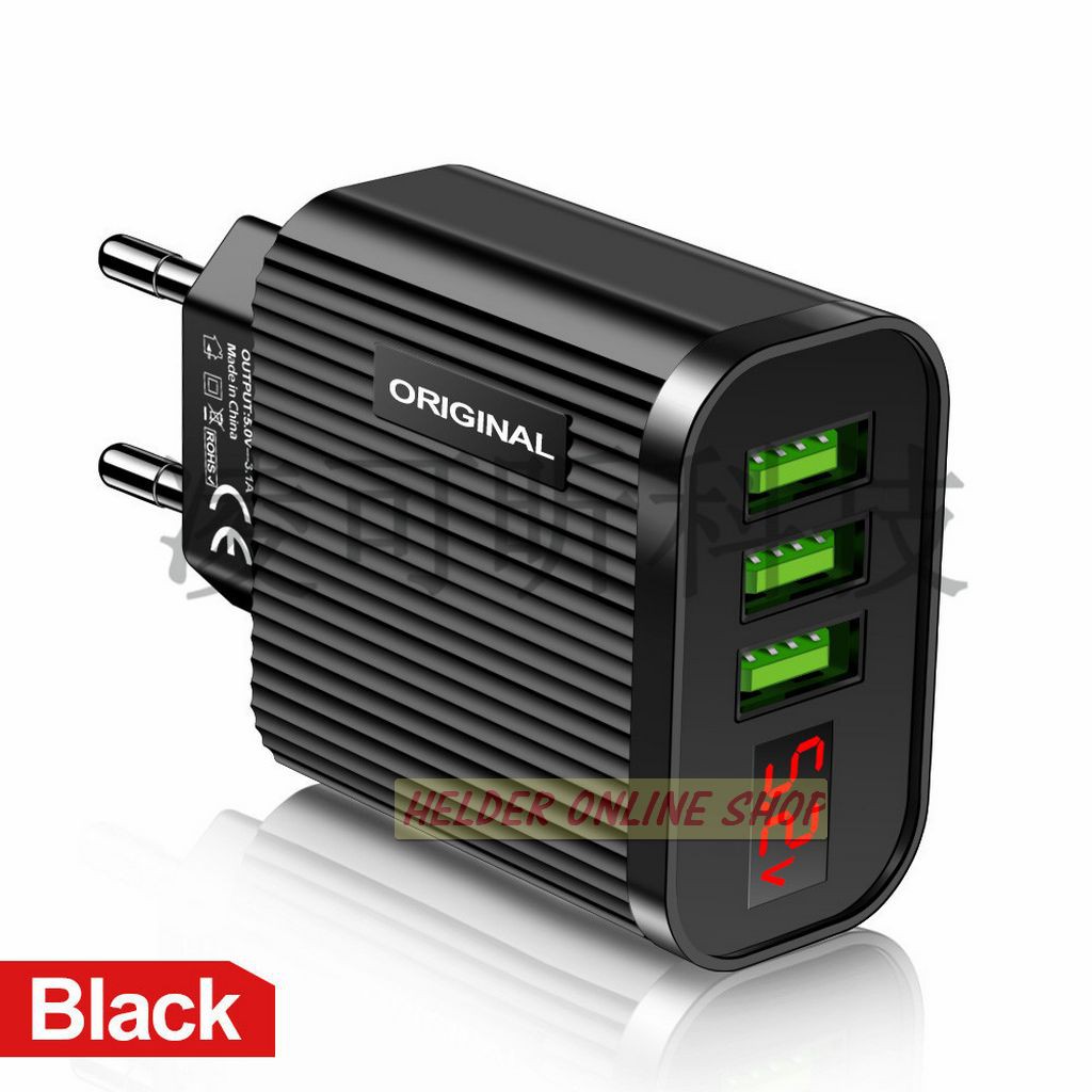CHARGER 3 PORT LED
