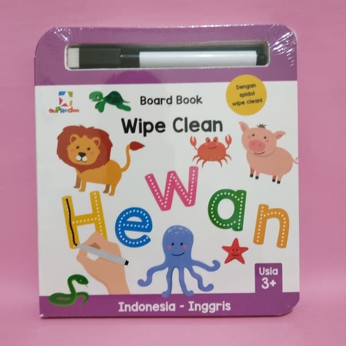 Opredo Board Book Wipe Clean: Hewan by Tim Oopredoo