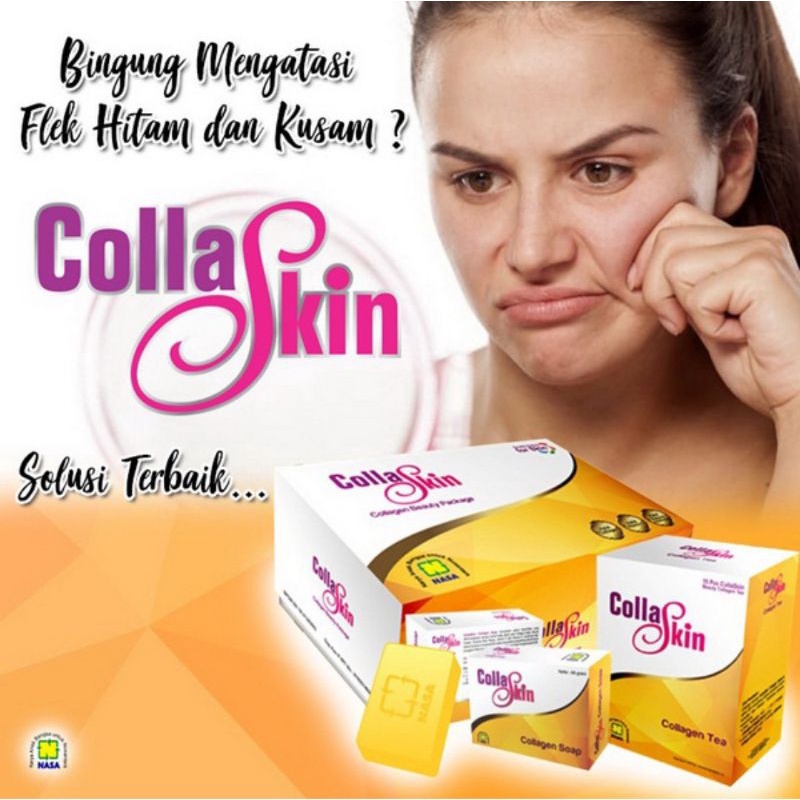 

Jual Cola Skin Colagen Skin Care : PEMUTIH Original Asli PT.Natural Nasa ori100%